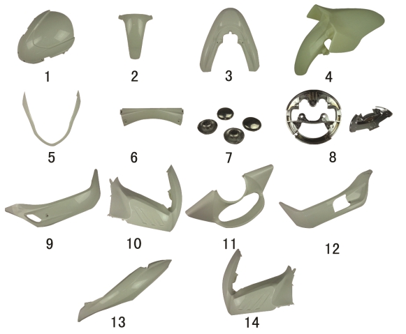 Kategorie 1 plasty lakovane